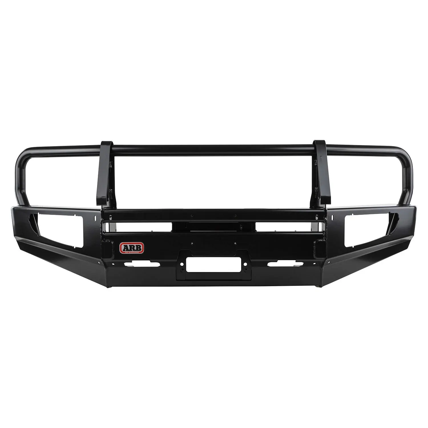 Бампер передний DELUXE  Y61 LWB 04 on с подкрылками