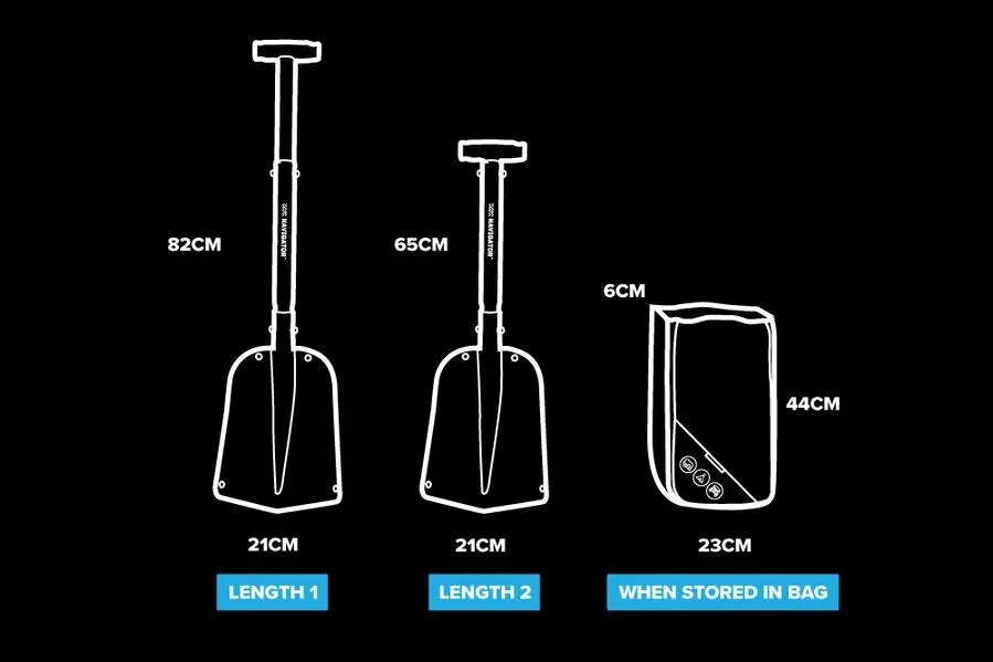 Складная лопата с чехлом
