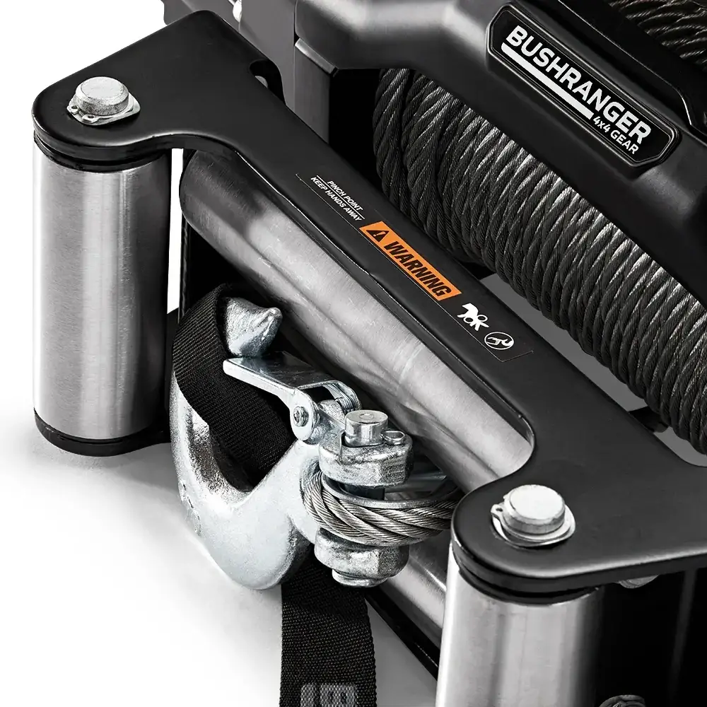 Лебёдка Bushranger Covert 12 В, 10 000 lb (4536 кг), стальной трос