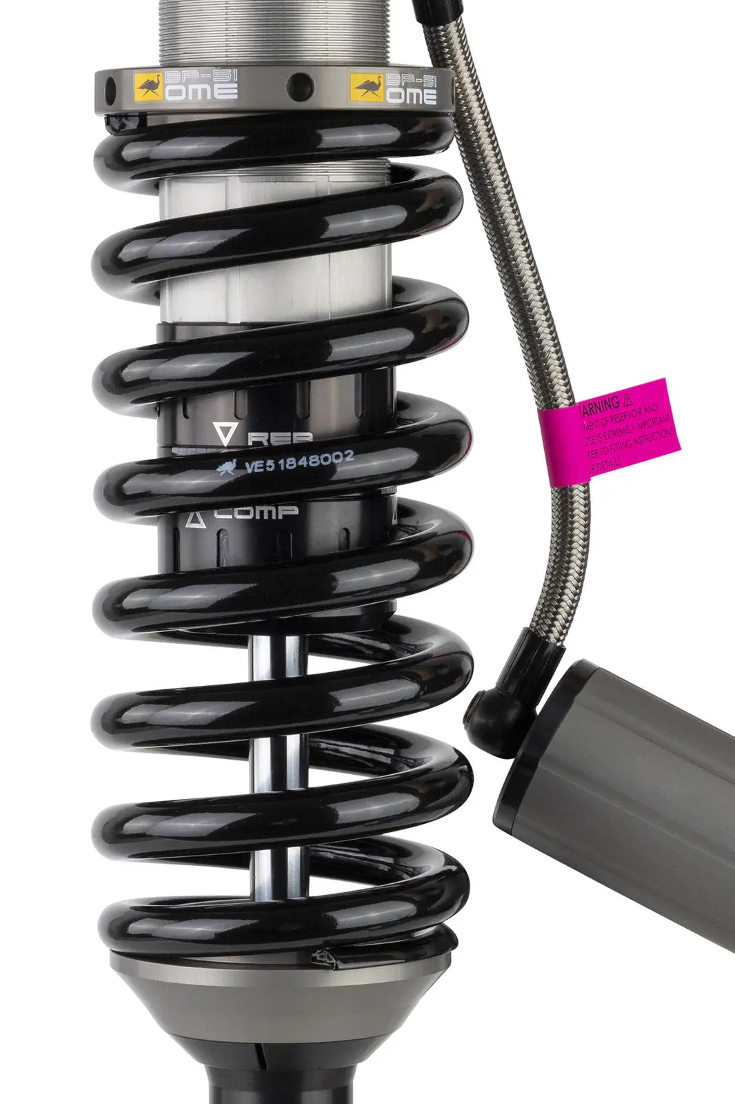 Пер. стойка амортизатора BP51   пружина правая сторона Prado 150/FJ