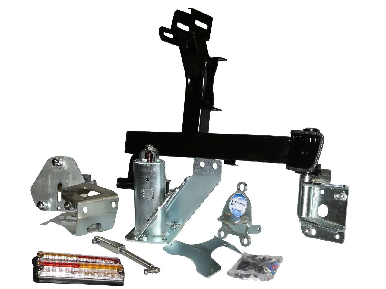 Калитка под запаску на штатный бампер TLC 200 левая