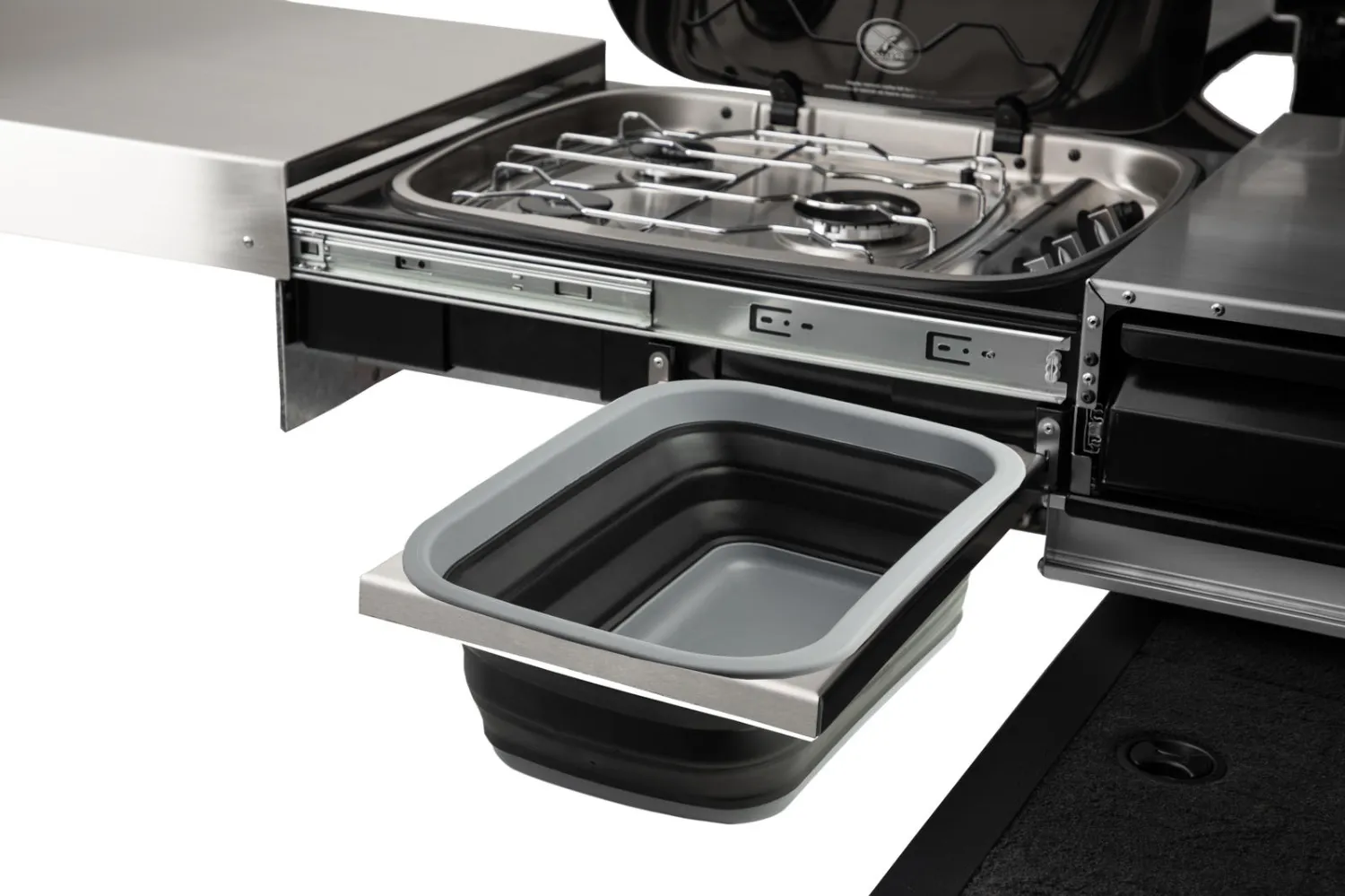 Выдвижная кухня ARB Slide Kitchen (столешница, плита и мойка), 1045 мм
