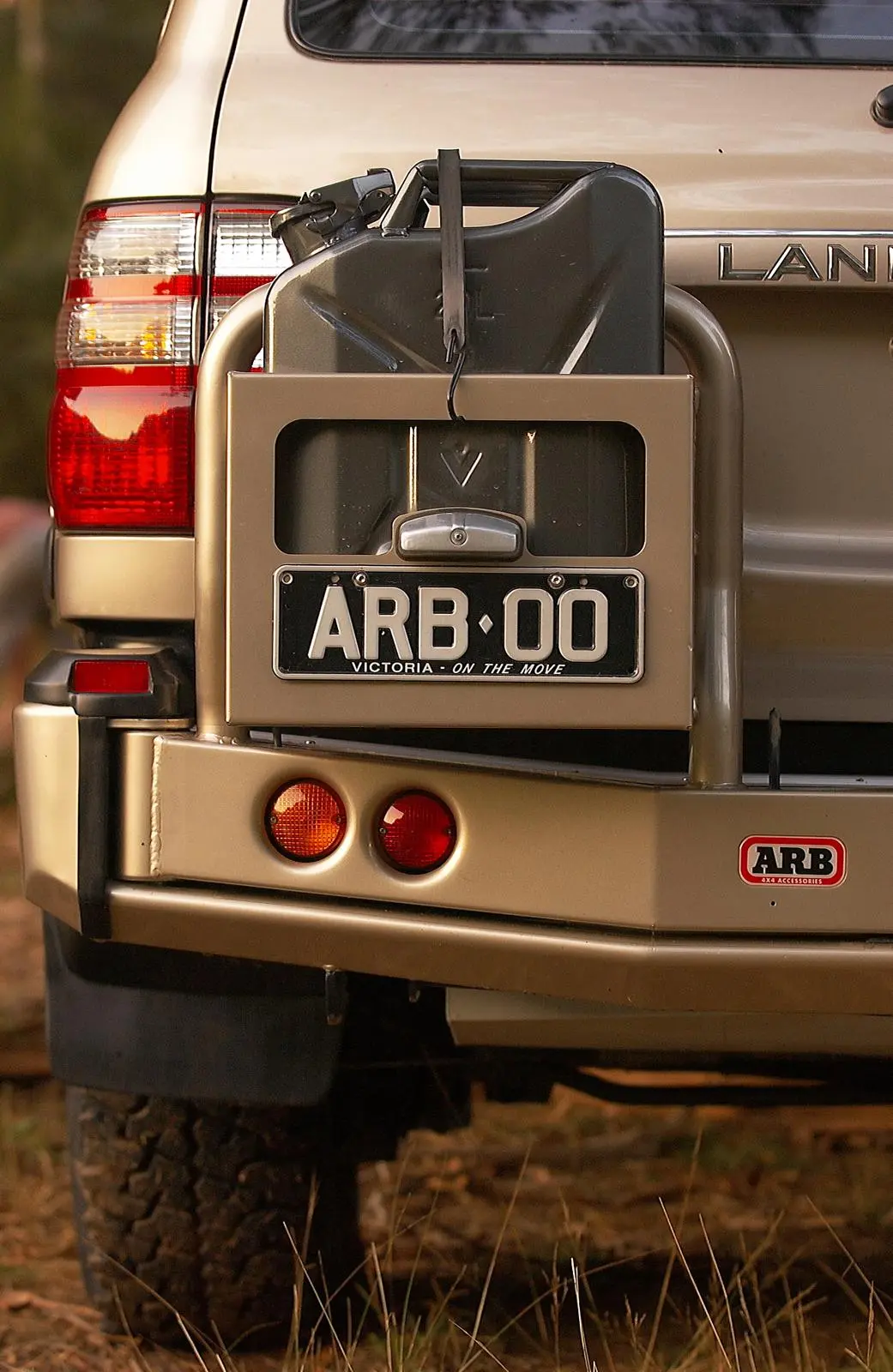 Бампер задний TLC 100