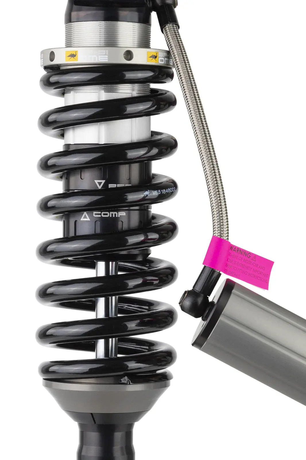 Пер. стойка амортизатора BP51   пружина левая сторона Prado 150/FJ