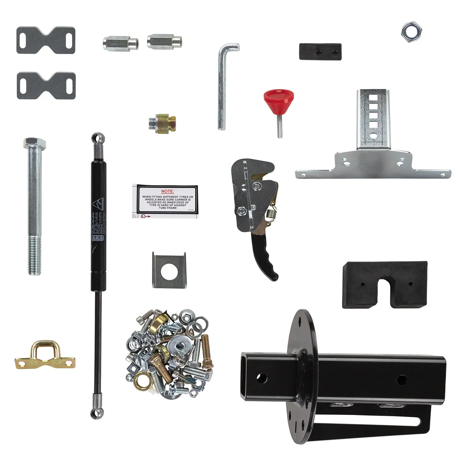 Установочный комплект для запасного колеса