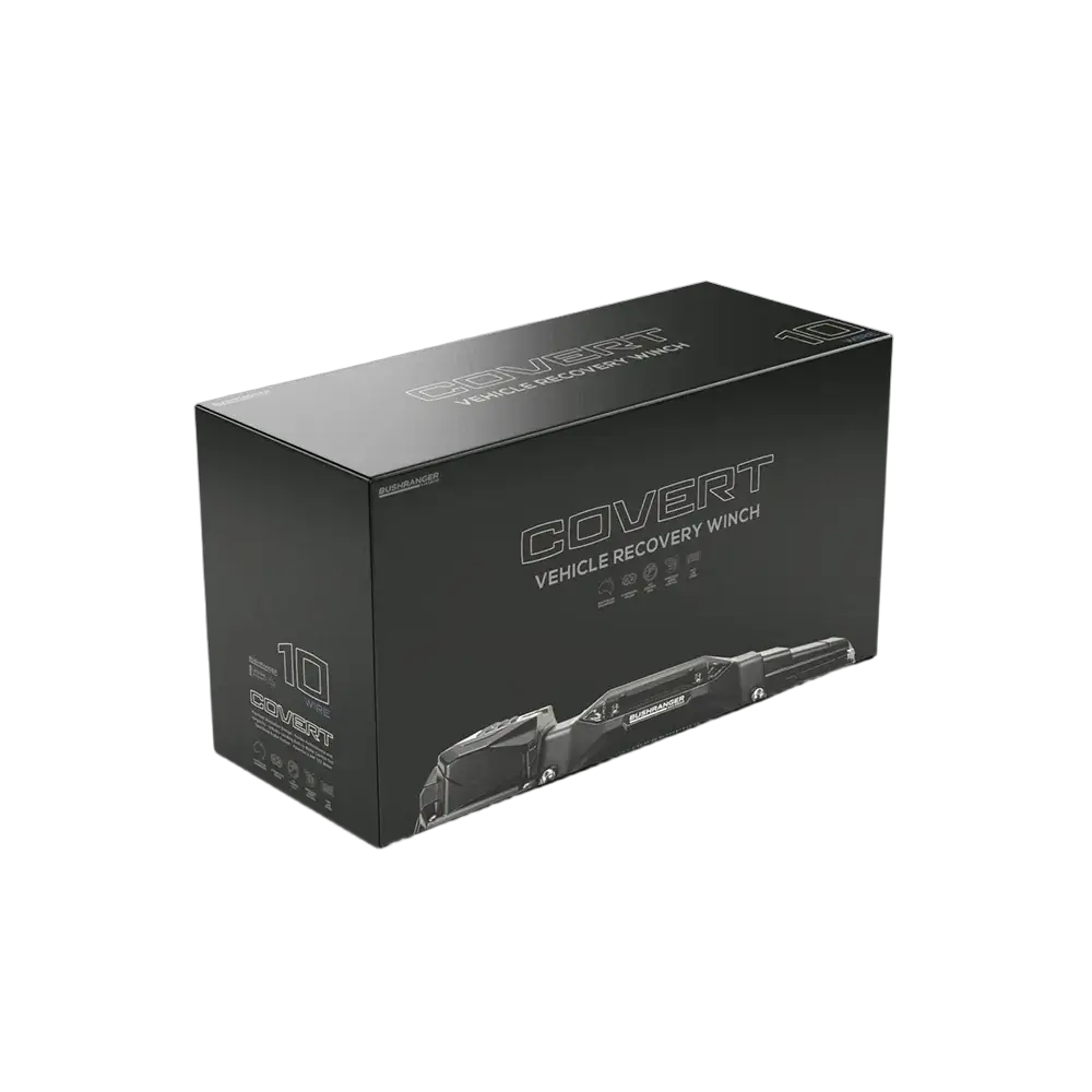 Лебёдка Bushranger Covert 12 В, 10 000 lb (4536 кг), стальной трос