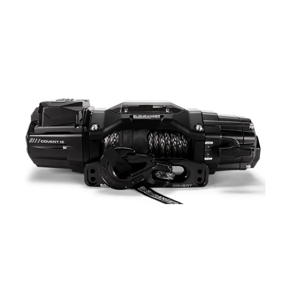 Лебёдка Bushranger Covert, 12 В, 12 000 lb (5443 кг), синтетический трос