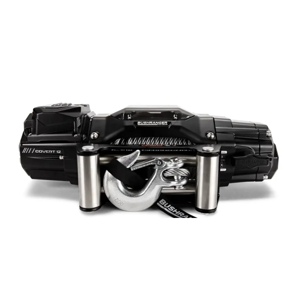 Лебёдка Bushranger Covert, 12 В, 12 000 lb (5443 кг), стальной трос