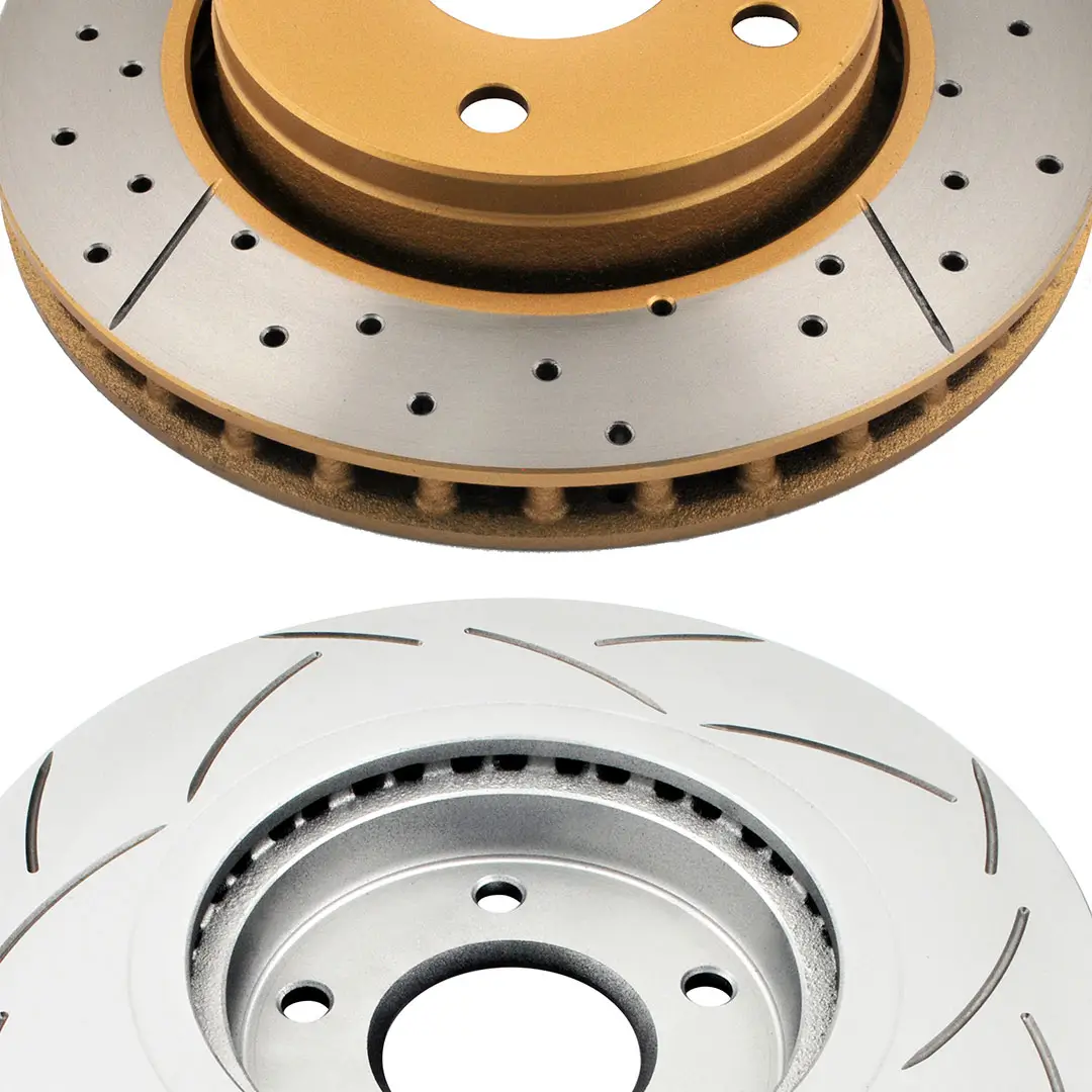 Тормозные диски DBA: слотированные и перфорированные